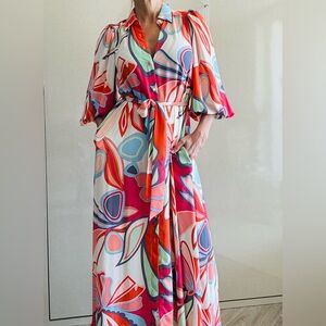 Alexis Multicolor Floral Maxi Dress